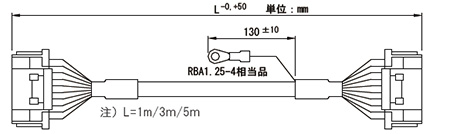 ＩＯ用ロボットケーブルシールド付き（型式：C010055）